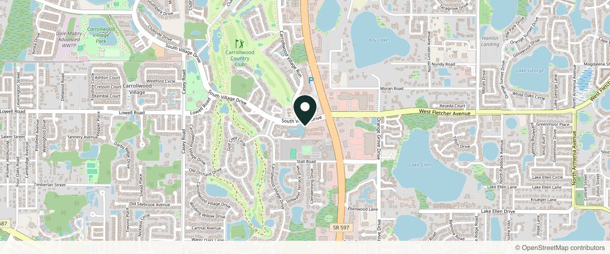 Map showing the exact location of Zi Medspa at 12970 N Dale Mabry Hwy, Tampa, FL 33618, USA