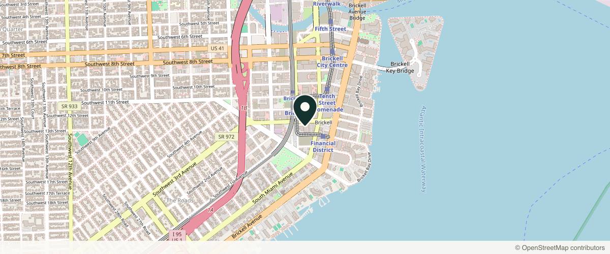 Map showing the exact location of Zia Medical Aesthetics at 40 SW 13th St Ste 904, Miami, FL 33130, USA