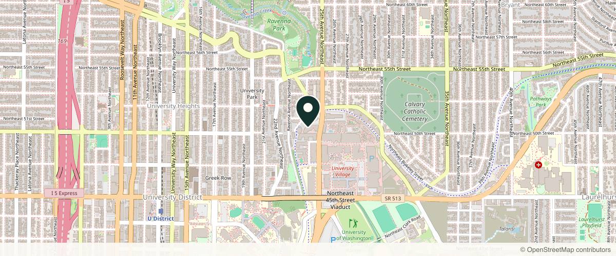 Map showing Advanced Dermatology and Laser Institute of Seattle in Seattle, Washington