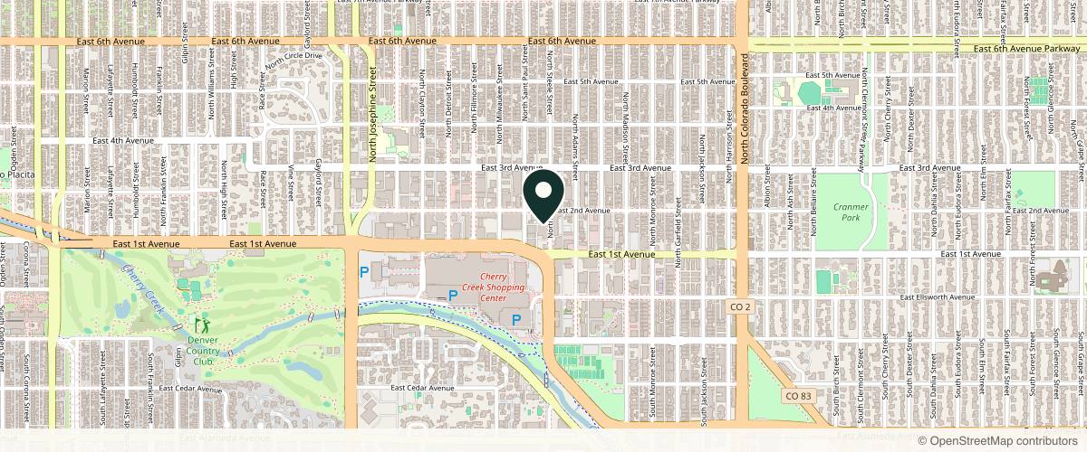 Map showing AirSculpt - Denver in Denver, Colorado