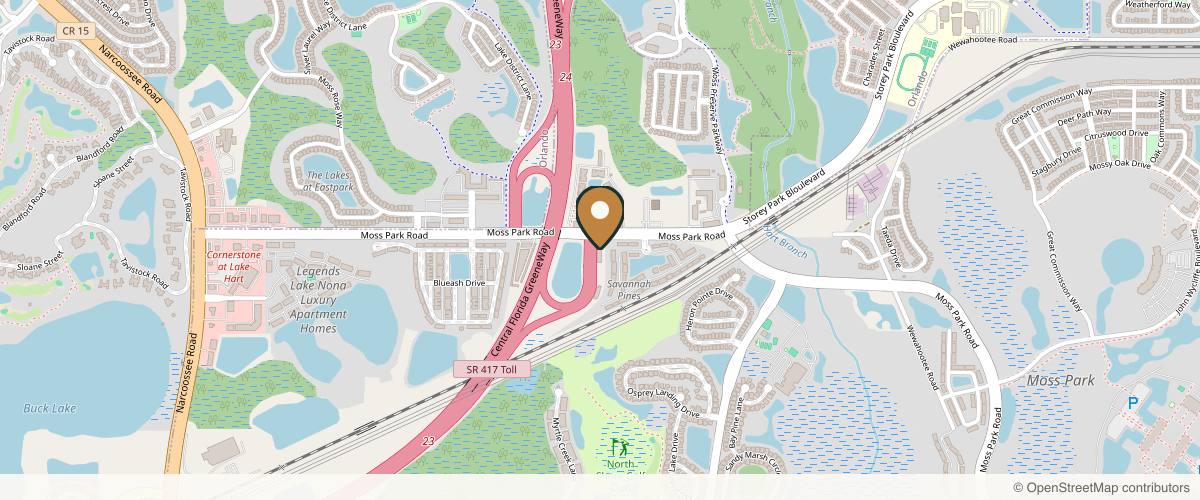 Map showing AirSculpt - Orlando in Orlando, Florida