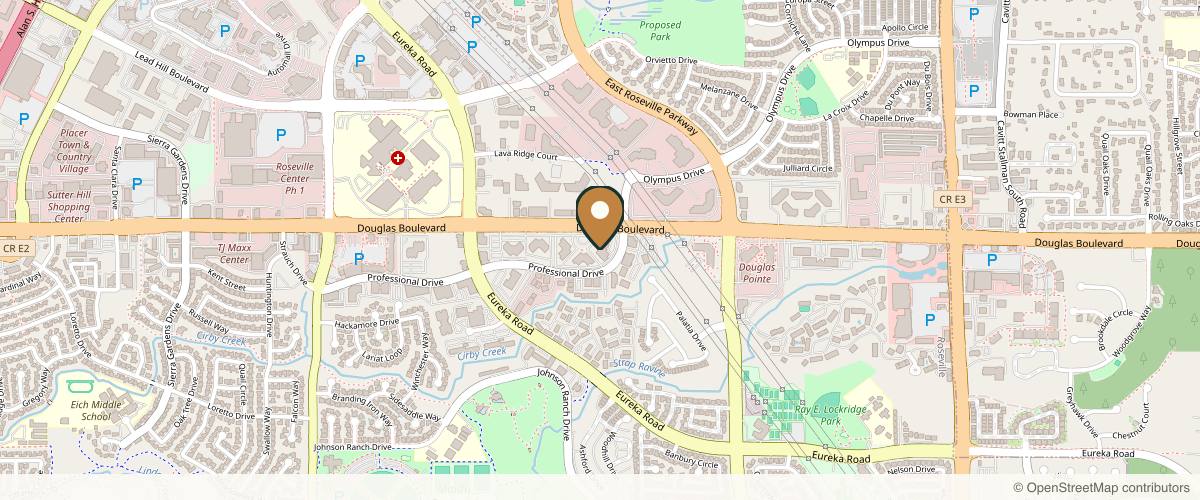 Map showing AirSculpt - Sacramento in Roseville, California