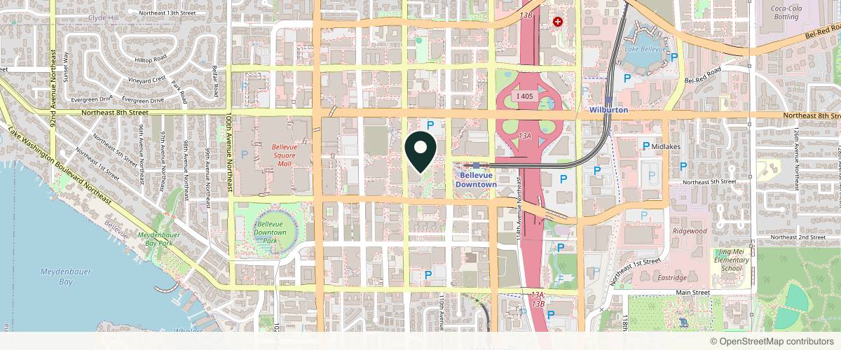 Map showing AirSculpt - Seattle in Bellevue, Washington
