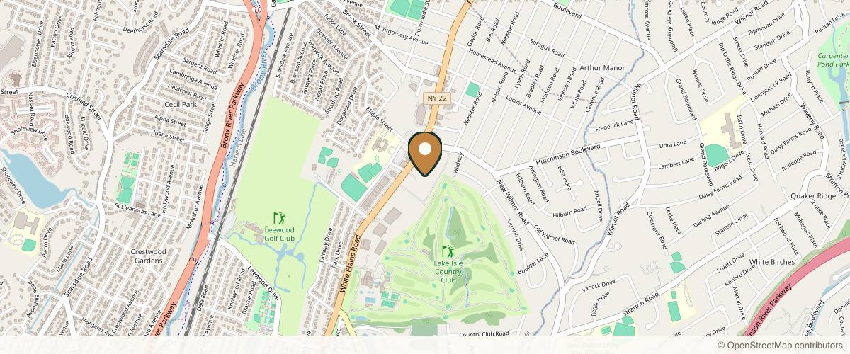 Map showing Alessandrina M. Freitas, MD in White Plains, New York