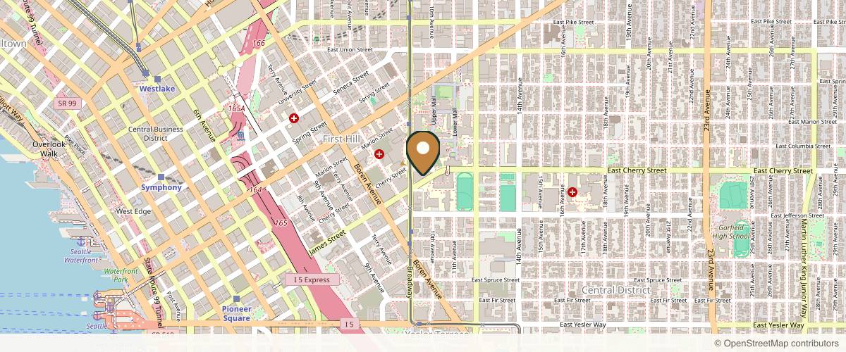 Map showing Allure Esthetic - Dr. Javad Sajan - Best Plastic Surgeon in Seattle in Seattle, Washington