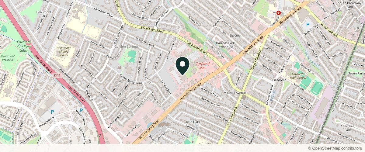 Map showing Amit Bipin Patel, MD in Lexington, Kentucky