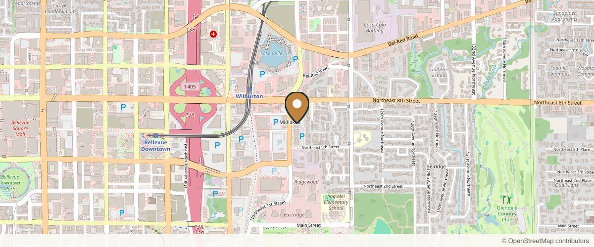 Map showing Anderson Sobel Cosmetic Surgery: Dr. Alexander W. Sobel in Seattle, Washington