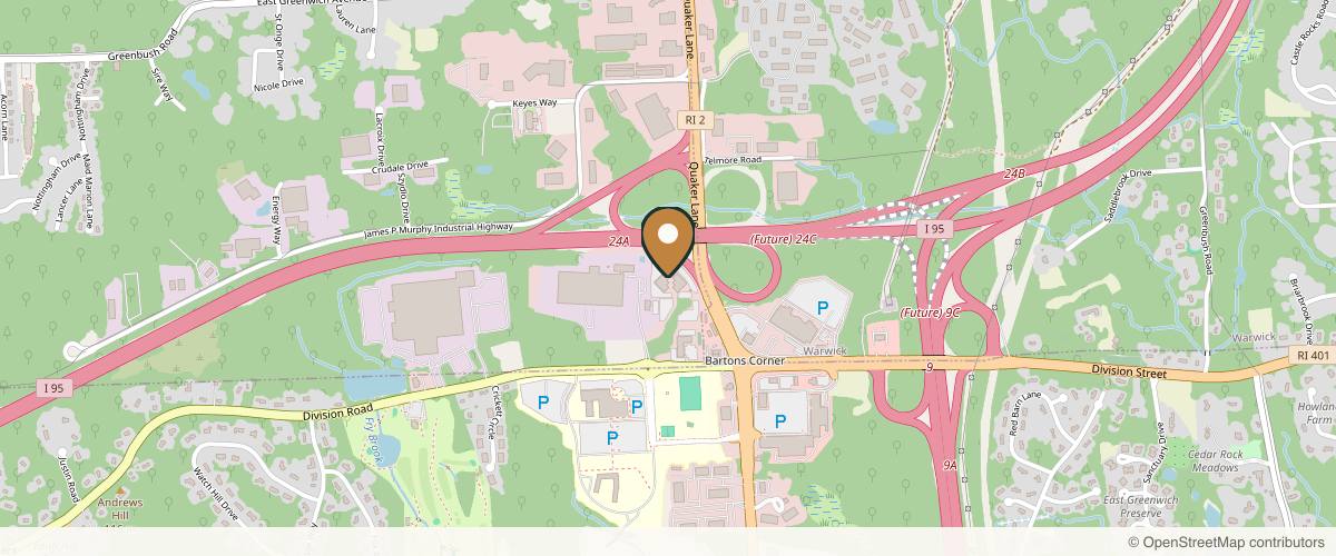 Map showing Andrea M. Doyle MD / AMD Plastic Surgery & Aesthetics in Providence, Rhode Island