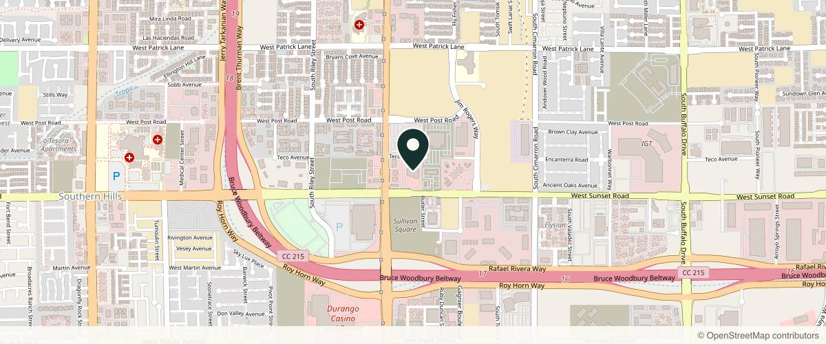 Map showing Andrew G. Silver, MD FACS in Las Vegas, Nevada