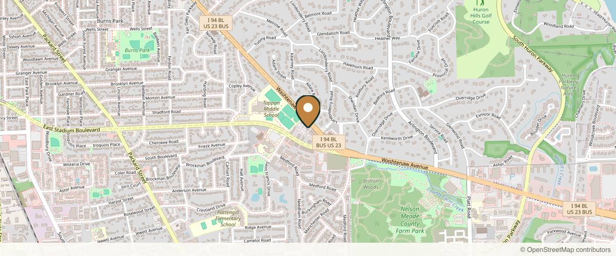 Map showing Ann Arbor Plastic Surgery: Pramit Malhotra MD in Ann Arbor, Michigan