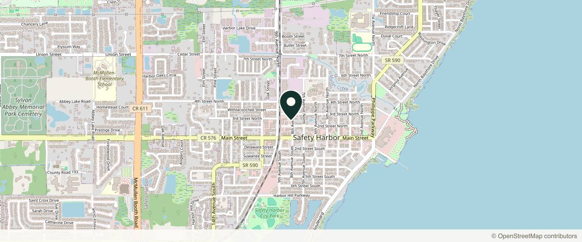 Map showing Art Form Plastic Surgery in Clearwater, Florida