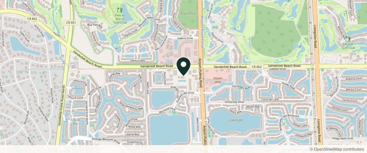 Map showing Art of Dermatology - Naples in Naples, Florida