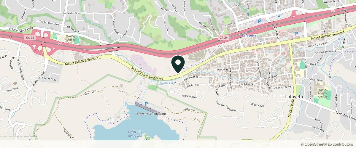 Map showing ArtfulSurgery: Elizabeth S. Lee, MD in Berkeley, California