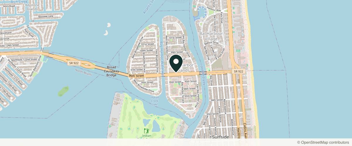 Map showing Ary Krau, MD in Miami, Florida