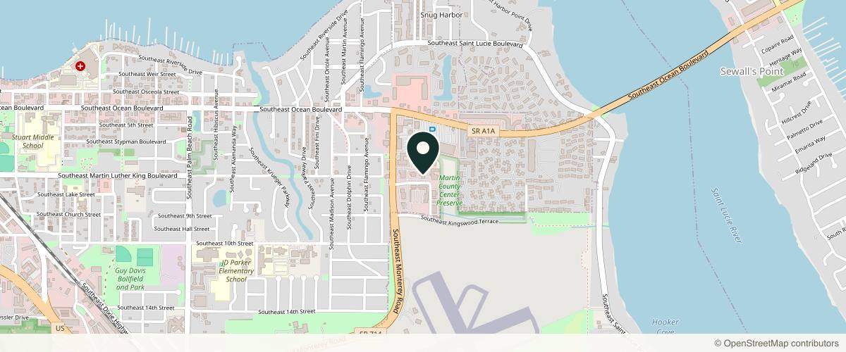 Map showing Athena Plastic Surgery in Port St. Lucie, Florida