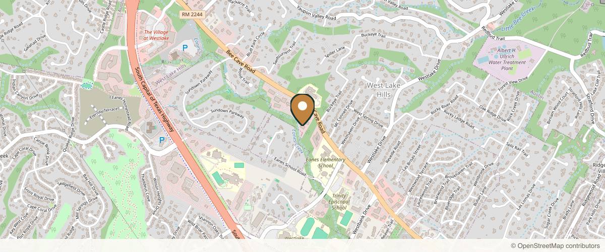 Map showing Austin Gynecomastia Center in Austin, Texas