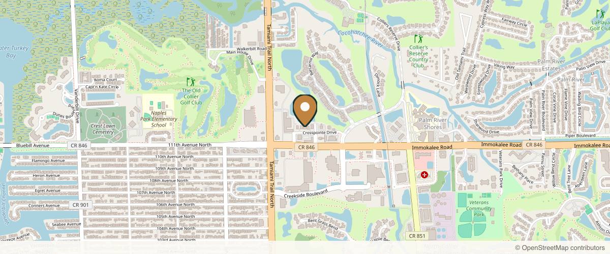 Map showing Azul Cosmetic Surgery and Medical Spa | Naples in Naples, Florida