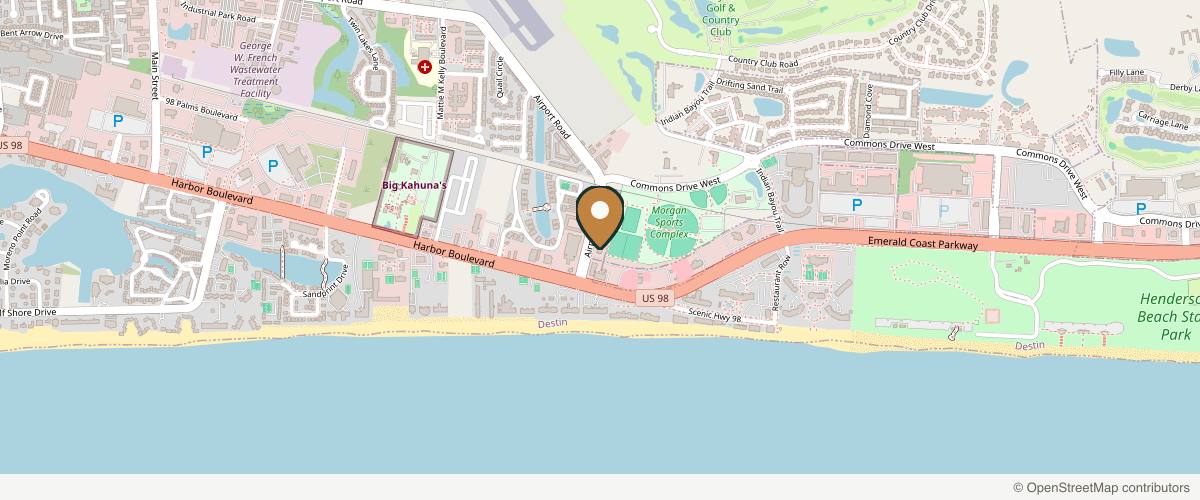 Map showing Barnett Facial Plastic & Reconstructive Surgery, PA in Destin, Florida