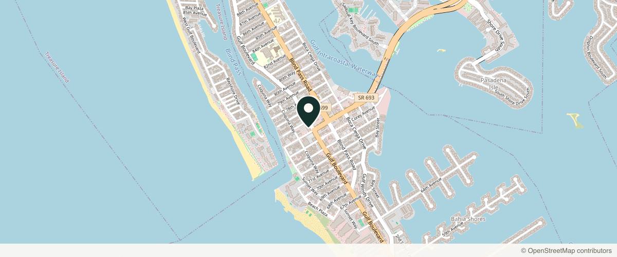 Map showing Bay Dermatology & Cosmetic Surgery in Tampa, Florida