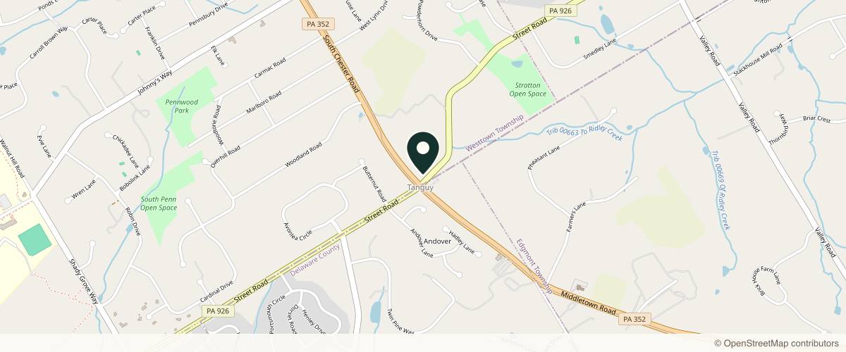 Map showing Bayrak Plastic Surgery in Reading, Pennsylvania