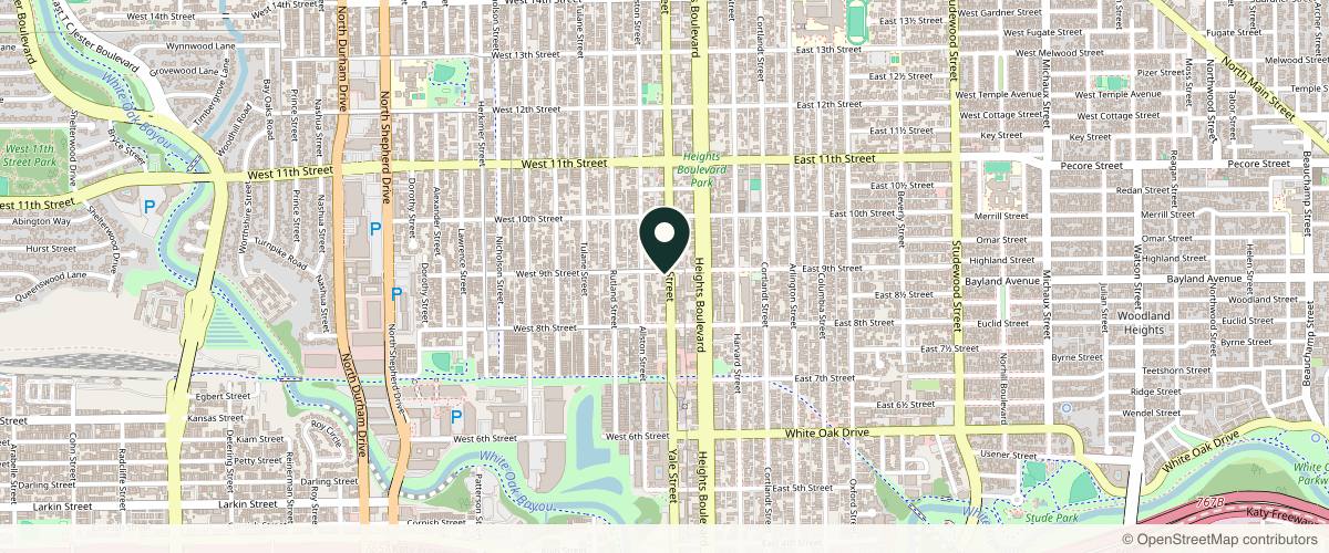 Map showing Beauty by Balinger | Christopher Balinger, MD in Houston, Texas