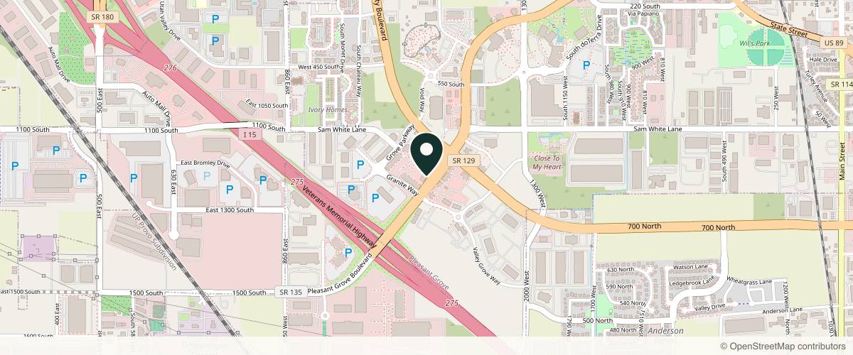 Map showing BelleSculpt - Cosmetic Surgery in Lehi, Utah