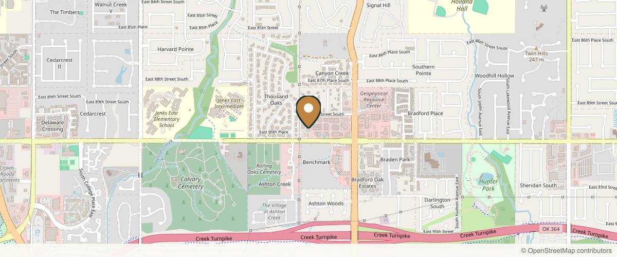 Map showing BelleSculpt — Cosmetic Surgery in Tulsa, Oklahoma