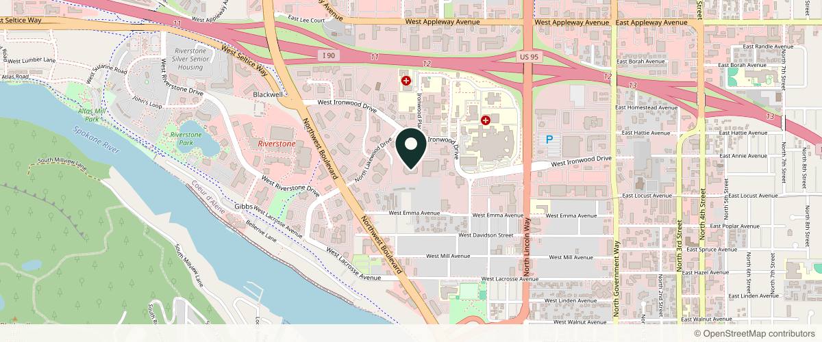 Map showing Benjamin Mandel, MD in Idaho Falls, Idaho