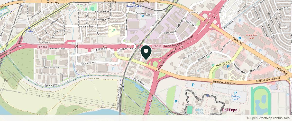 Map showing Berman Skin Institute | Medical & Cosmetic Dermatology in Sacramento, California