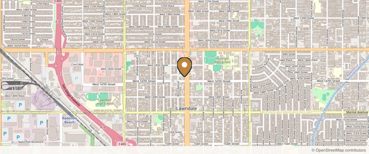 Map showing Best Plastic Surgery Practice by Dr. John Walker in Torrance, California