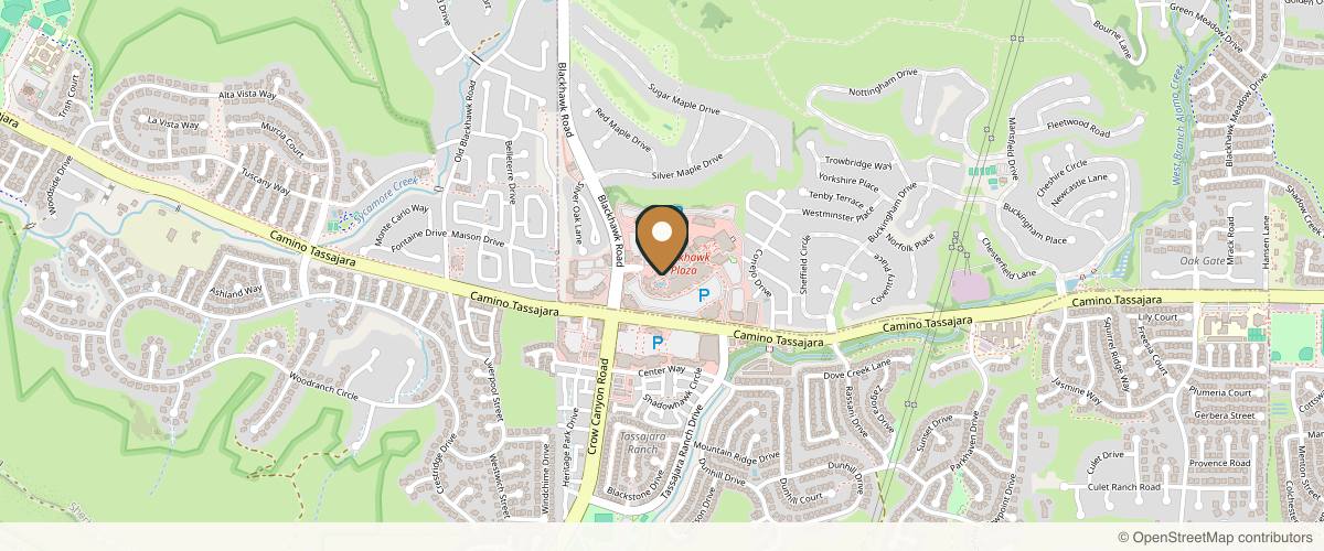 Map showing Blackhawk Plastic Surgery & MedSpa in Oakland, California