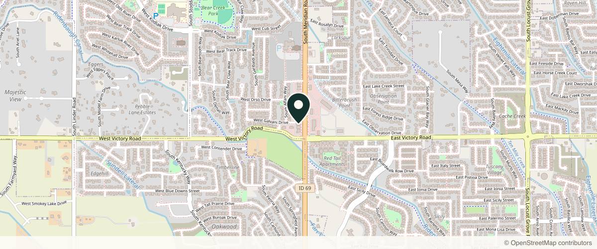 Map showing Boise Dermatology and Medspa- Dr. Naomi Brooks in Boise, Idaho