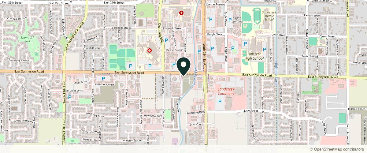 Map showing Bona Vie Medical Spa in Idaho Falls, Idaho
