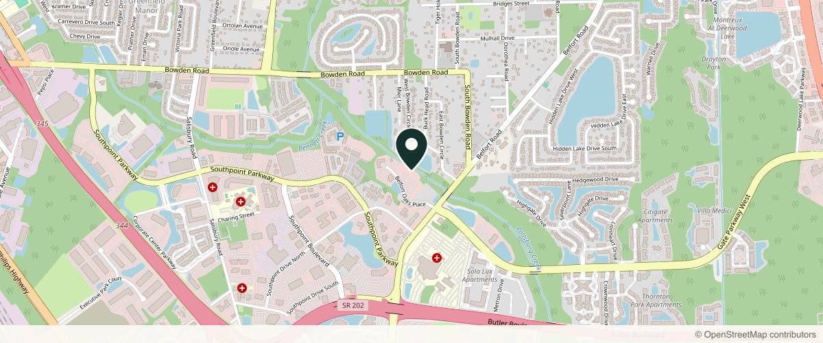 Map showing Boyne Dermatology - Jacksonville Dermatologist in Jacksonville, Florida