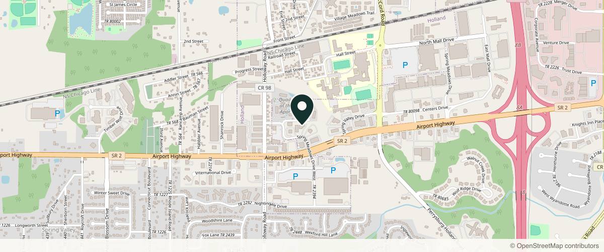 Map showing Bravia Dermatology in Toledo, Ohio