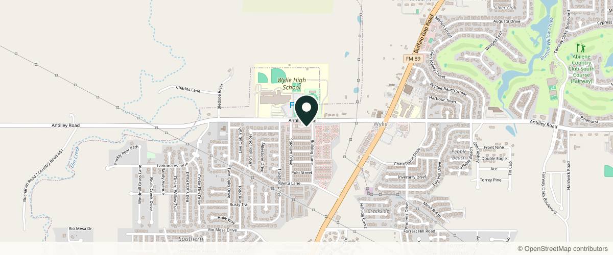 Map showing Bridge Plastic Surgery Skin and Vein in Abilene, Texas