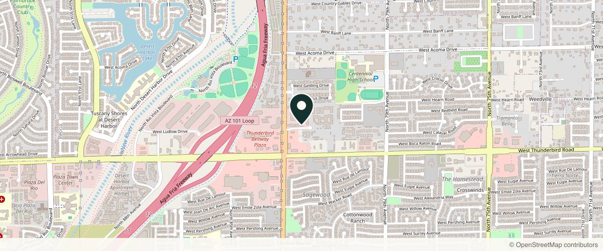 Map showing Bruggeman Plastic Surgery & Aesthetics in Surprise, Arizona
