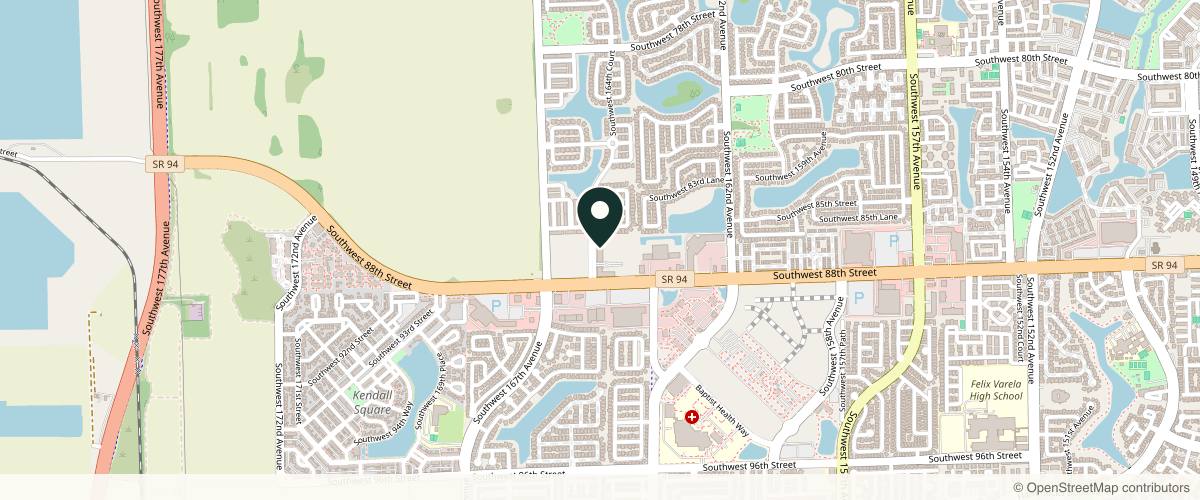Map showing Certified Cosmetics Dermatology and Laser in Miami, Florida