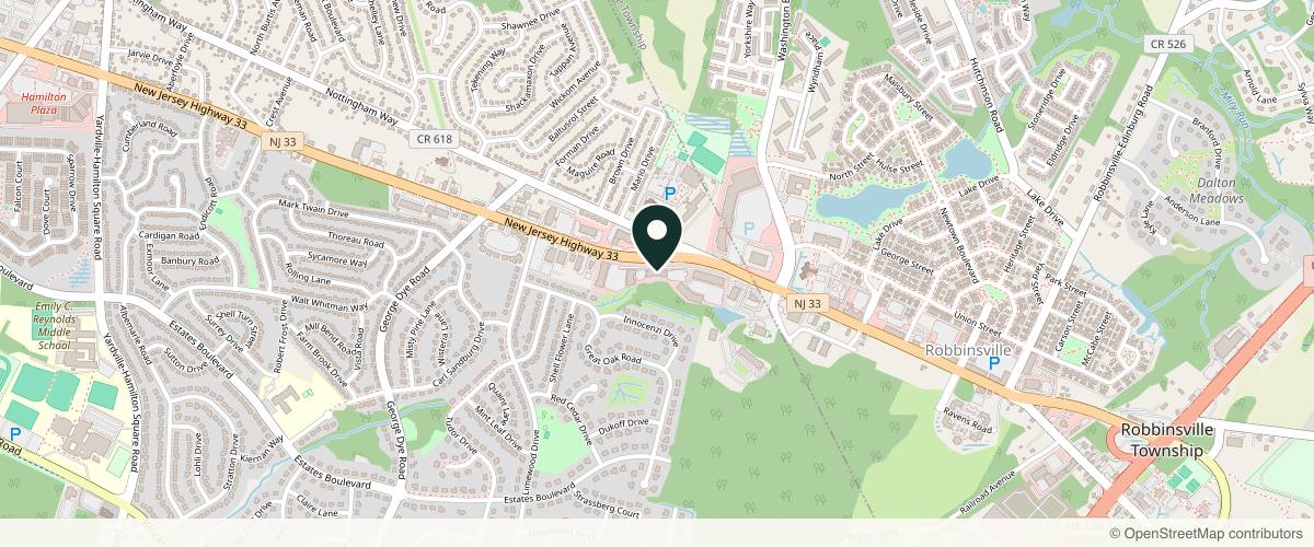 Map showing Certified Dermatology in Princeton, New Jersey