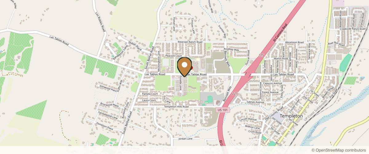 Map showing Chalekson Plastic Surgery | Med Spa in San Luis Obispo, California