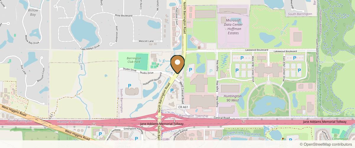 Map showing Chicago Institute of Plastic Surgery in Chicago, Illinois