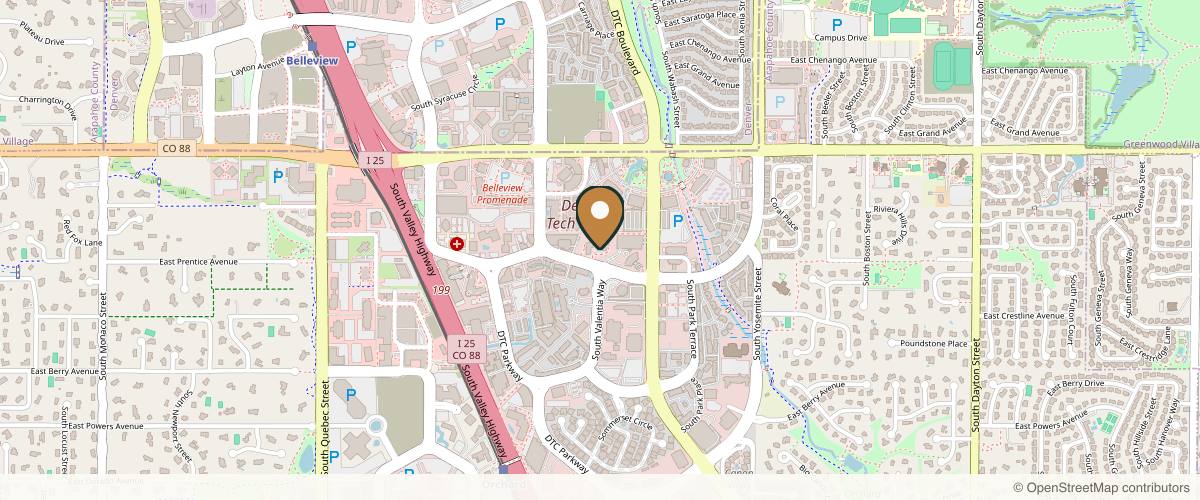 Map showing Chris Thiagarajah MD - Denver Oculoplastic Surgeon in Cherry Creek, Colorado