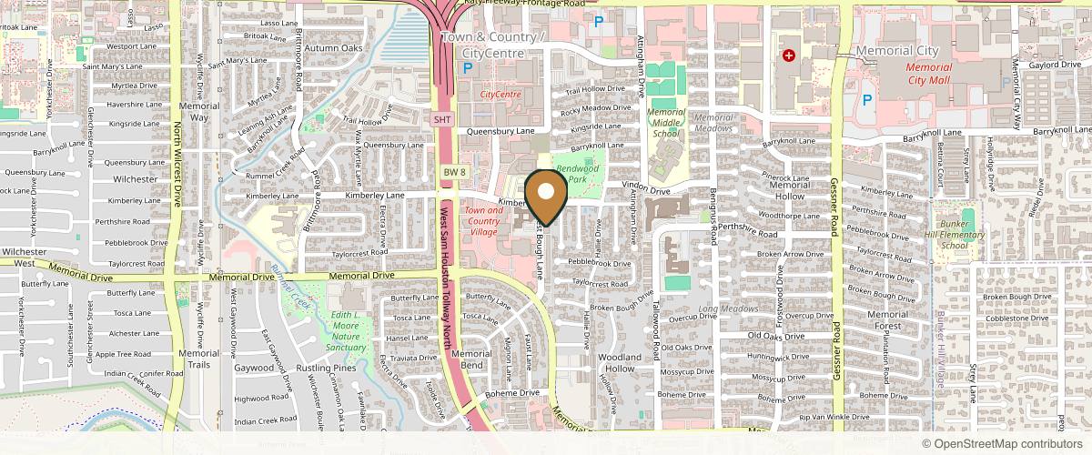 Map showing Christopher K. Patronella, MD in Katy, Texas