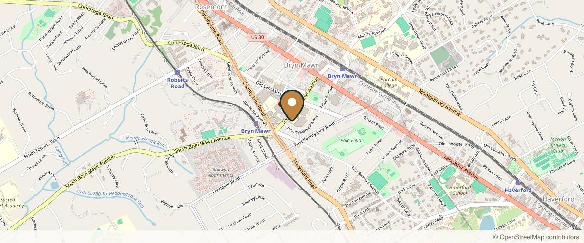 Map showing Claytor Noone Plastic Surgery: Dr. R. Brannon Claytor in Philadelphia, Pennsylvania