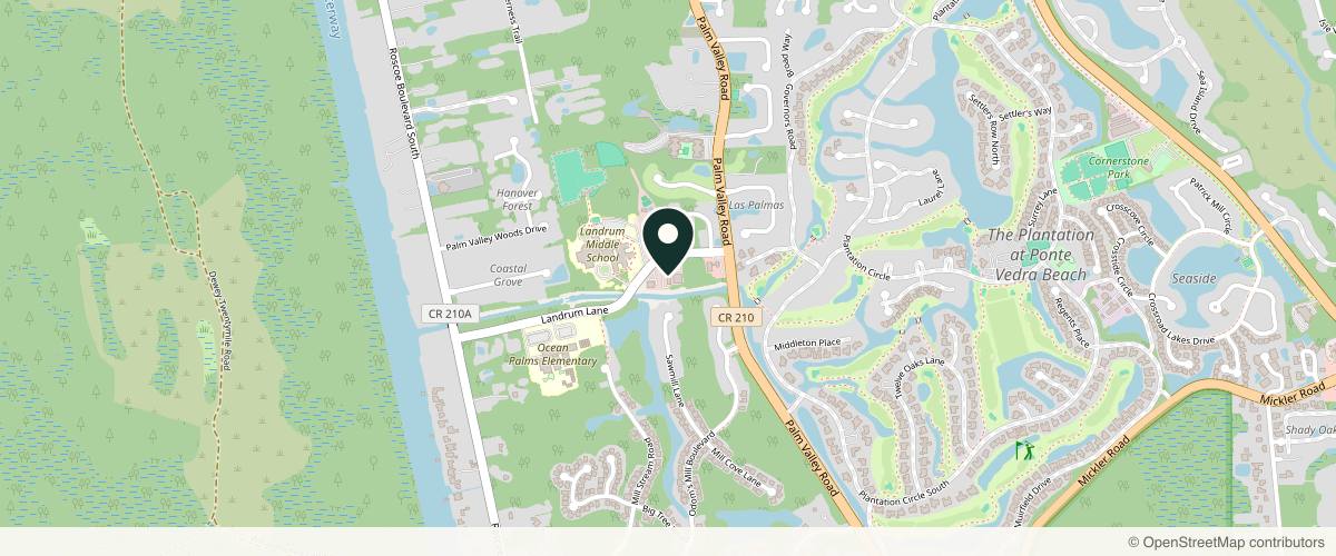 Map showing Coastal Dermatology & Medspa in Jacksonville, Florida