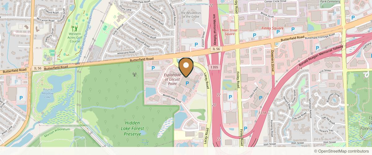 Map showing Contour Plastic Surgery and MedSpa | Revive in Oak Brook, Illinois
