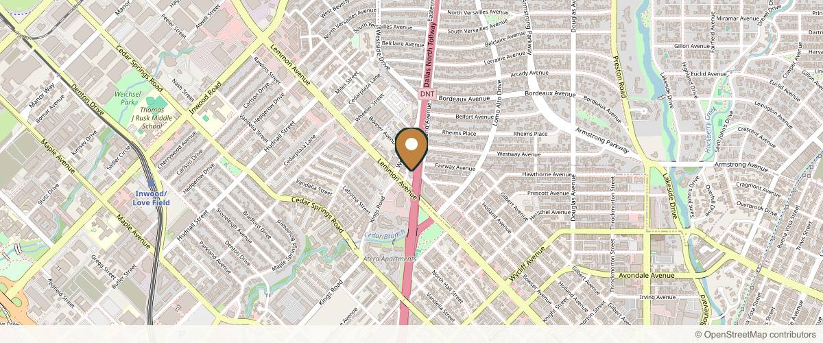 Map showing Culver Plastic Surgery | Mommy Makeover Dallas in Dallas, Texas