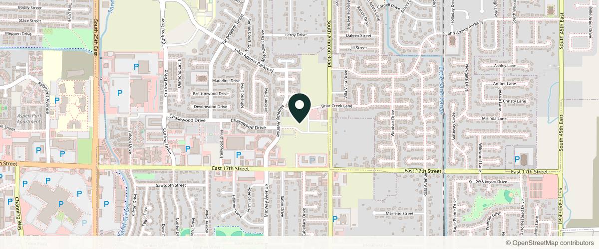 Map showing Cutler Peck Oculofacial Plastic Surgery in Idaho Falls, Idaho
