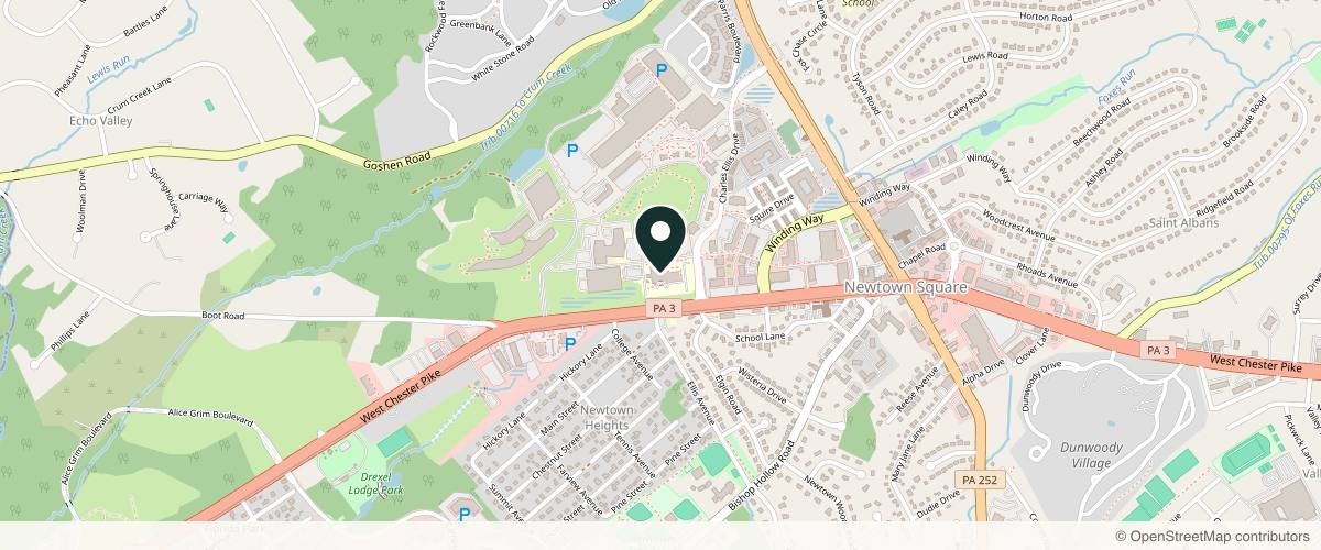 Map showing David A. Bottger, MD in Philadelphia, Pennsylvania