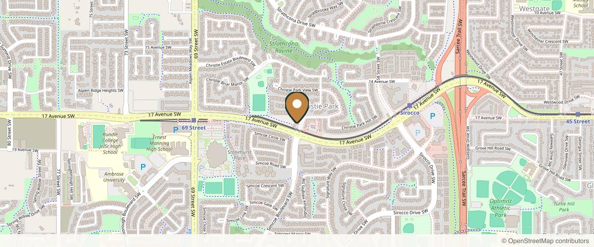 Map showing Demsey Plastic Surgery: Daniel Demsey, MD in Calgary, Alberta